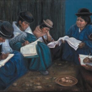 Bolivian Women taking a Lesson